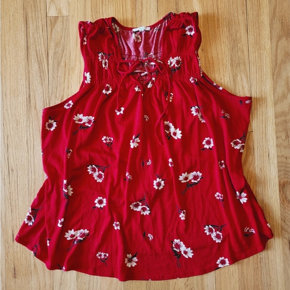 Maurices Floral Top Sleeveless